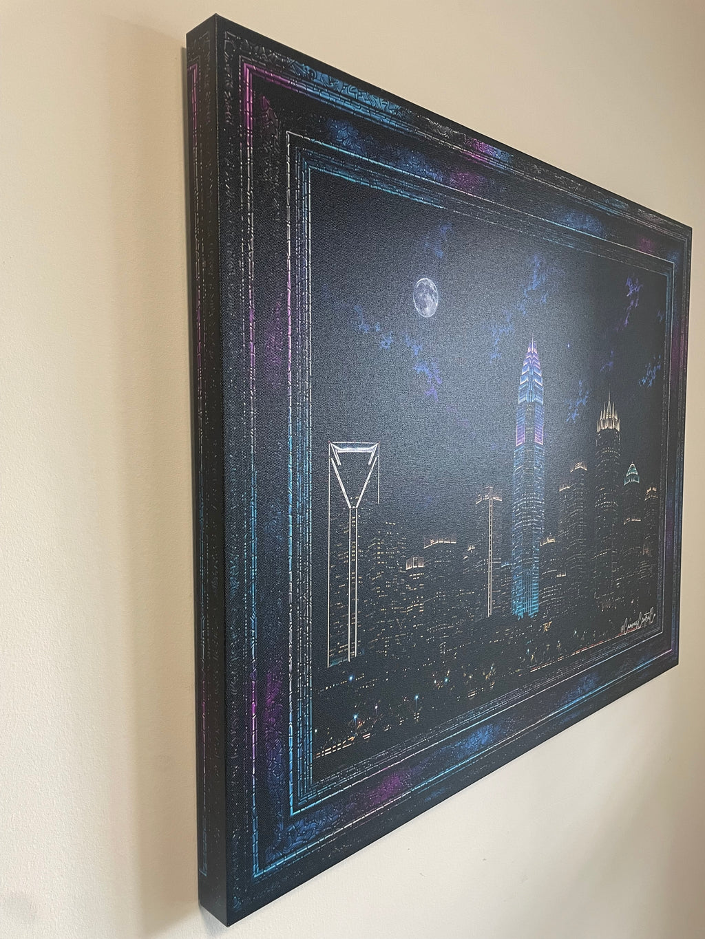 Charlotte – 30x24 Graphic Canvas Art