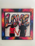 Love in Color – 20x20 Graphic Canvas Art