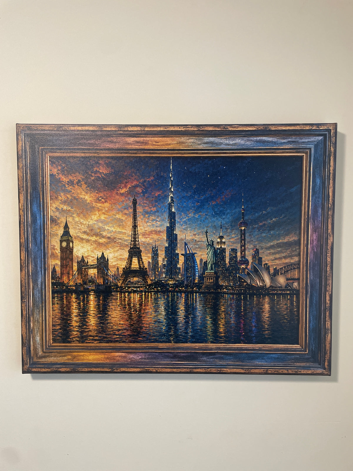 Worlds United – 30x24 Graphic Canvas Art