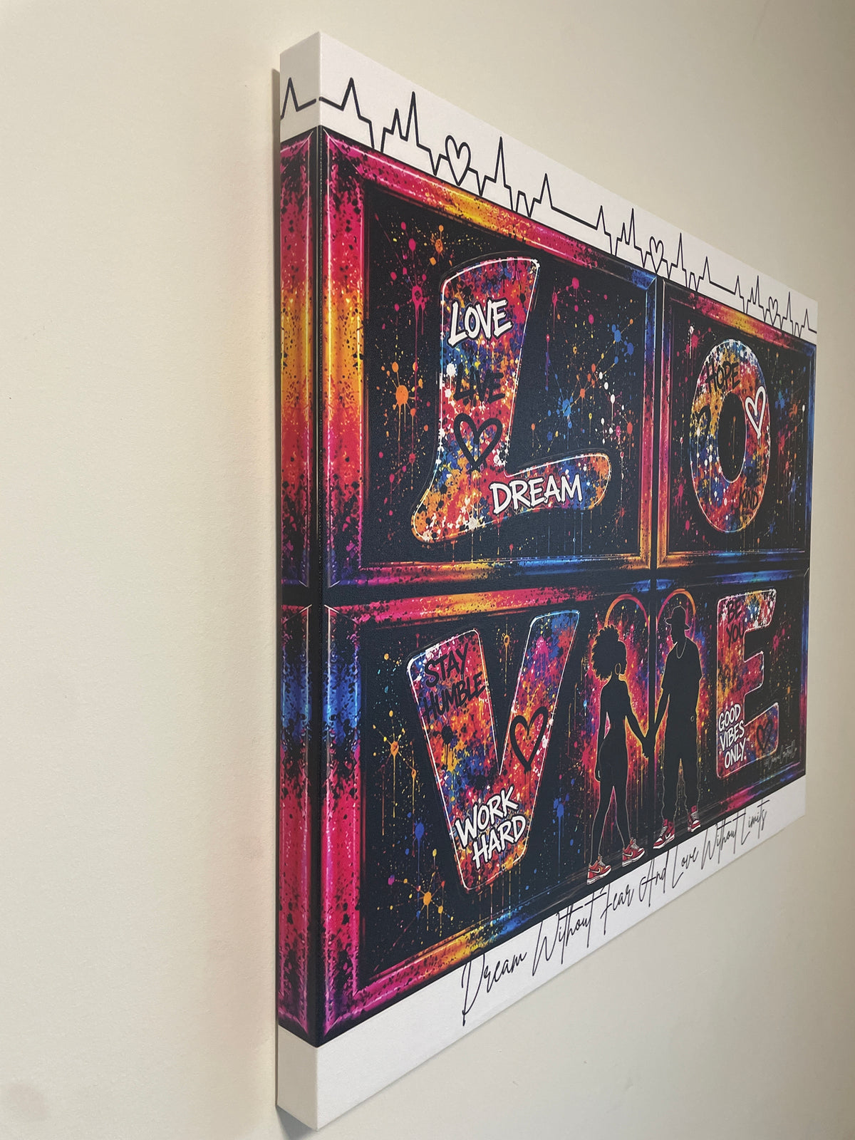 Love Without Limits-30x24 Graphic Canvas Art