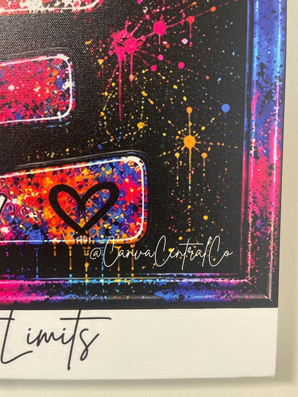 Love Without Limits-30x24 Graphic Canvas Art
