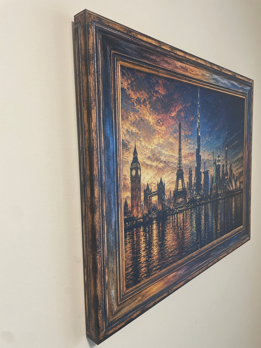 Worlds United – 30x24 Graphic Canvas Art